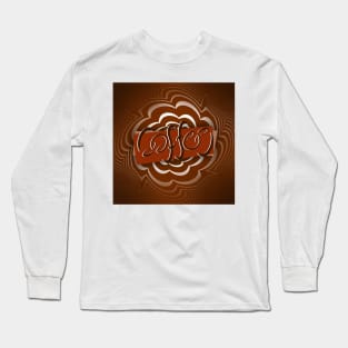 Coffee Ambigram Long Sleeve T-Shirt